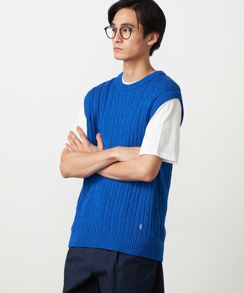 COMME CA ISM / コムサイズム ニット・セーター | ケーブルニットベスト | 詳細23