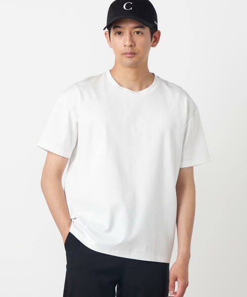 COMME CA ISM / コムサイズム Tシャツ | 【MADE IN JAPAN】シルキーポンチTシャツ | 詳細3