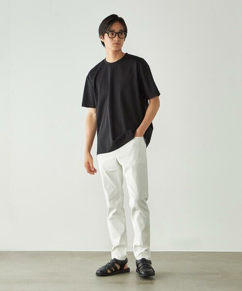 COMME CA ISM / コムサイズム Tシャツ | 【MADE IN JAPAN】シルキーポンチTシャツ | 詳細8