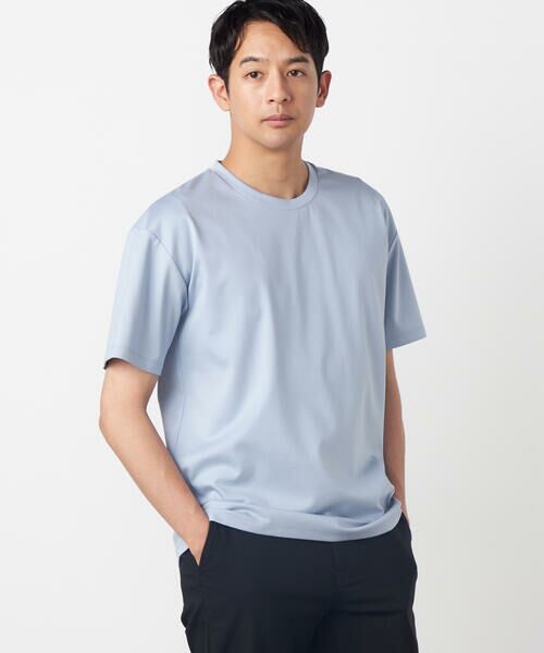 COMME CA ISM / コムサイズム Tシャツ | 【MADE IN JAPAN】シルキーポンチTシャツ | 詳細15