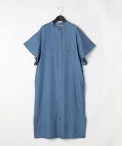 COMME CA ISM / コムサイズム ミニ丈・ひざ丈ワンピース | デニムシャツ ワンピース
