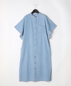 COMME CA ISM / コムサイズム ミニ丈・ひざ丈ワンピース | デニムシャツ ワンピース
