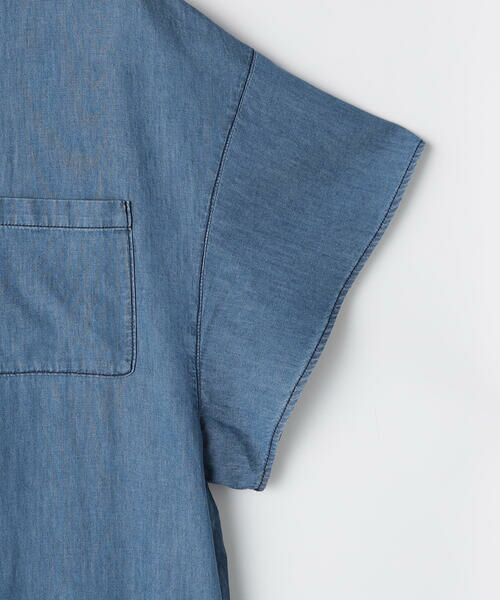 COMME CA ISM / コムサイズム ミニ丈・ひざ丈ワンピース | デニムシャツ ワンピース | 詳細3