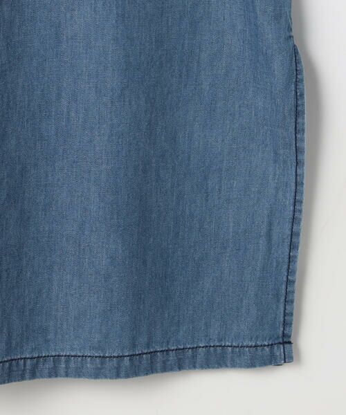 COMME CA ISM / コムサイズム ミニ丈・ひざ丈ワンピース | デニムシャツ ワンピース | 詳細4