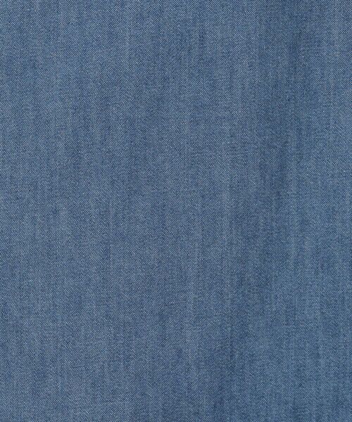 COMME CA ISM / コムサイズム ロング・マキシ丈ワンピース | デニム 半袖アッパッパ | 詳細7