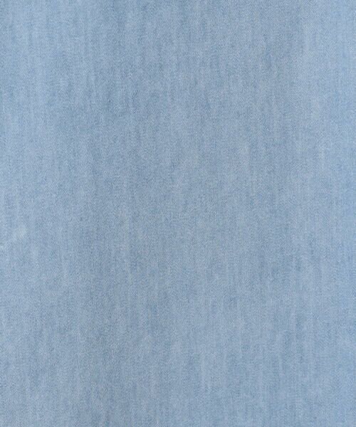 COMME CA ISM / コムサイズム ロング・マキシ丈ワンピース | デニム 半袖アッパッパ | 詳細8