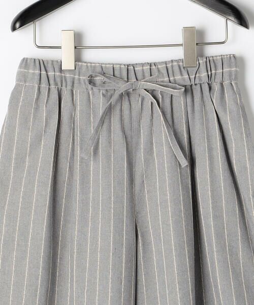 COMME CA ISM / コムサイズム その他パンツ | シャンブレー ワイドストライプパンツ | 詳細8