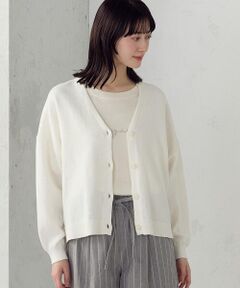 COMME CA ISM / コムサイズム カーディガン・ボレロ | コットンリネン ニットカーディガン