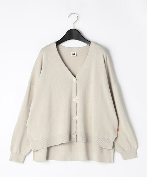COMME CA ISM / コムサイズム カーディガン・ボレロ | コットンリネン ニットカーディガン（グレー）