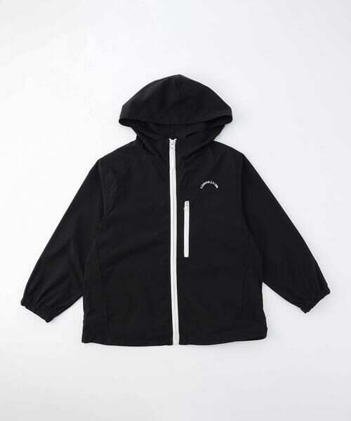 COMME CA ISM / コムサイズム ブルゾン | 【撥水加工】洗える ポケッタブルパーカー（ブラック）