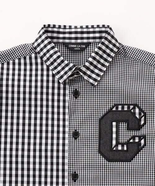 COMME CA ISM / コムサイズム シャツ・ブラウス | ギンガムチェック 半袖 シャツ | 詳細2