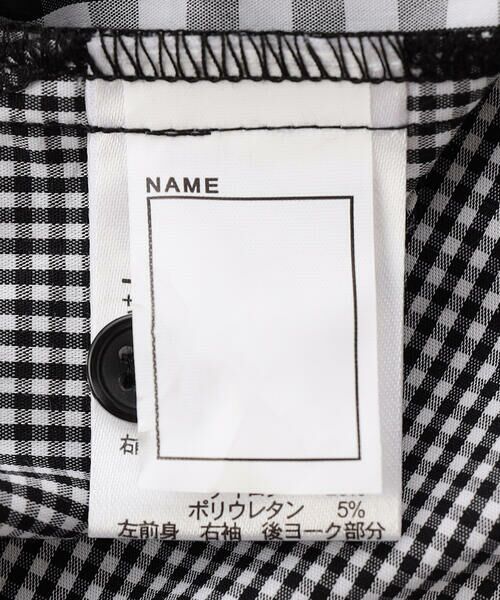 COMME CA ISM / コムサイズム シャツ・ブラウス | ギンガムチェック 半袖 シャツ | 詳細6