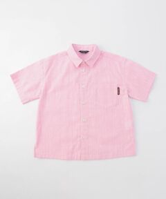 COMME CA ISM / コムサイズム シャツ・ブラウス | 綿麻シャンブレー 半袖 シャツ