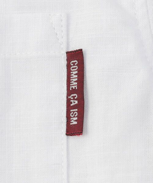 COMME CA ISM / コムサイズム シャツ・ブラウス | 綿麻シャンブレー 半袖 シャツ | 詳細1