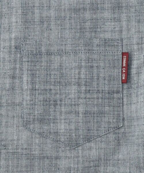 COMME CA ISM / コムサイズム シャツ・ブラウス | 綿麻シャンブレー 半袖 シャツ | 詳細4