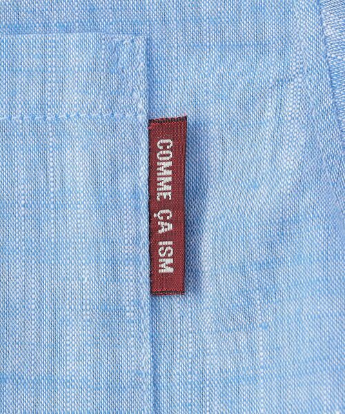 COMME CA ISM / コムサイズム シャツ・ブラウス | 綿麻シャンブレー 半袖 シャツ | 詳細9
