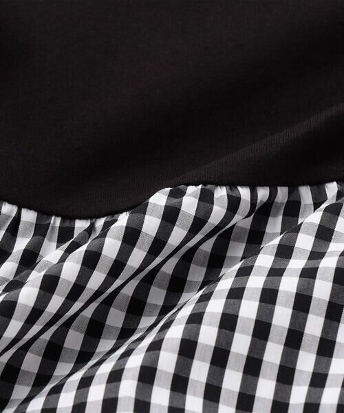 COMME CA ISM / コムサイズム ロング・マキシ丈ワンピース | ギンガムチェック バルーンワンピース | 詳細9