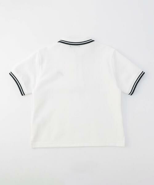 COMME CA ISM / コムサイズム ポロシャツ | ライン入り 鹿の子 ポロシャツ | 詳細1