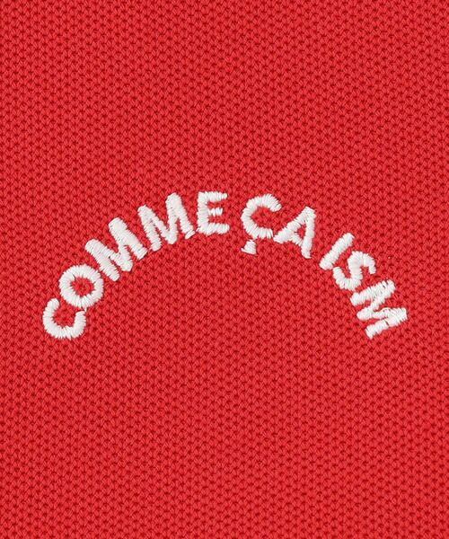 COMME CA ISM / コムサイズム ポロシャツ | ライン入り 鹿の子 ポロシャツ | 詳細9