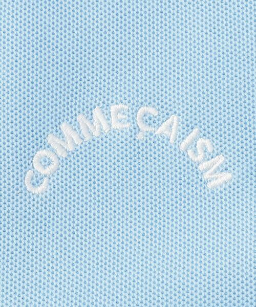 COMME CA ISM / コムサイズム ポロシャツ | ライン入り 鹿の子 ポロシャツ | 詳細11