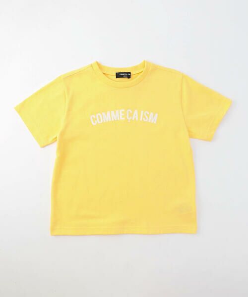 COMME CA ISM / コムサイズム Tシャツ | にっぽんの色 半袖Tシャツ（鳥の子色(イエロー)）