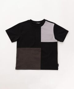 COMME CA ISM / コムサイズム Tシャツ | ブロッキング 半袖 Tシャツ