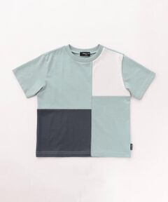 COMME CA ISM / コムサイズム Tシャツ | ブロッキング 半袖 Tシャツ