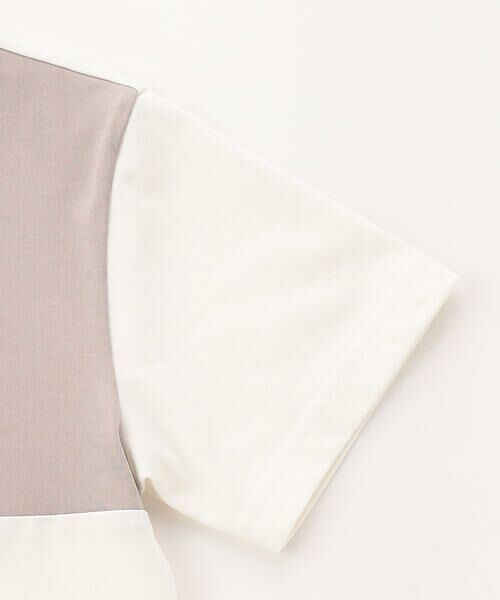 COMME CA ISM / コムサイズム Tシャツ | ブロッキング 半袖 Tシャツ | 詳細3