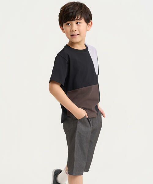 COMME CA ISM / コムサイズム Tシャツ | ブロッキング 半袖 Tシャツ | 詳細8