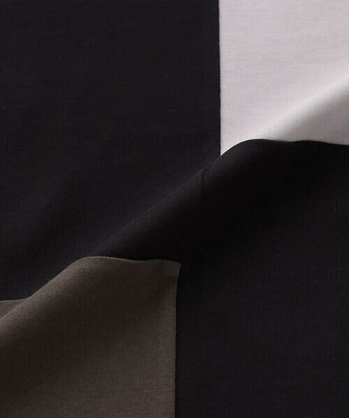COMME CA ISM / コムサイズム Tシャツ | ブロッキング 半袖 Tシャツ | 詳細8