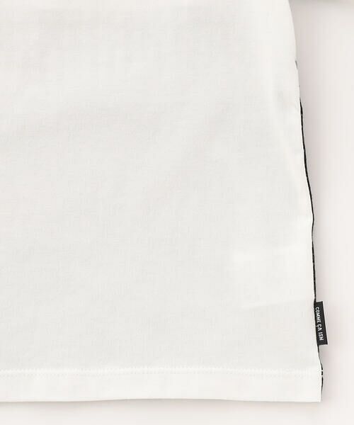 COMME CA ISM / コムサイズム Tシャツ | ギンガムチェック 切り替え 半袖Tシャツ | 詳細4