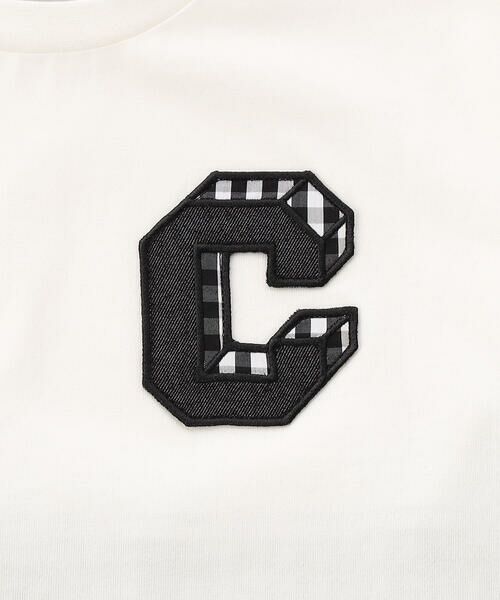 COMME CA ISM / コムサイズム Tシャツ | ギンガムチェック 切り替え 半袖Tシャツ | 詳細6