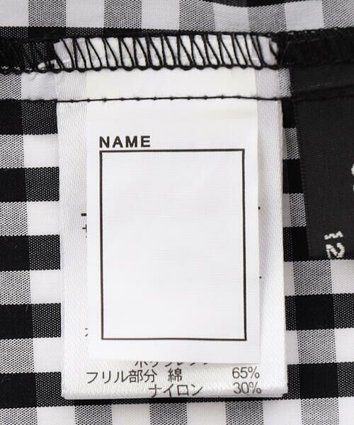 COMME CA ISM / コムサイズム Tシャツ | ギンガムチェック キャミソールセットTシャツ | 詳細12