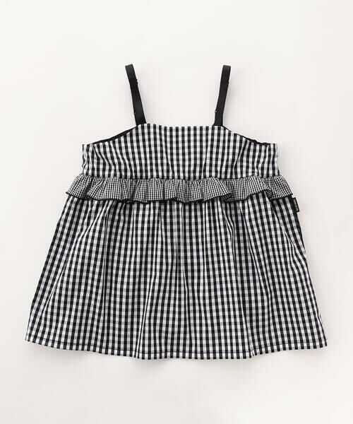 COMME CA ISM / コムサイズム Tシャツ | ギンガムチェック キャミソールセットTシャツ | 詳細3