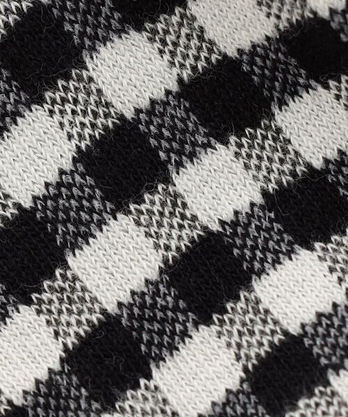 COMME CA ISM / コムサイズム ソックス | ロゴ×ギンガムチェック クルーソックス | 詳細6