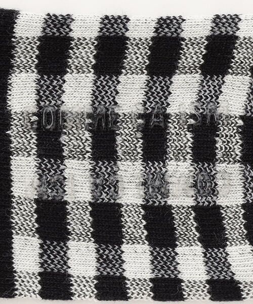 COMME CA ISM / コムサイズム ソックス | バックロゴ ギンガムチェック クルーソックス | 詳細6