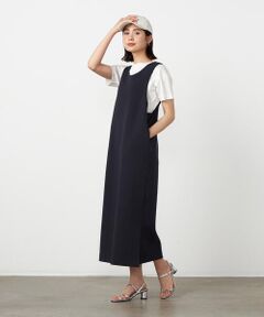 COMME CA ISM / コムサイズム ロング・マキシ丈ワンピース | ノースリーブ ロングワンピース