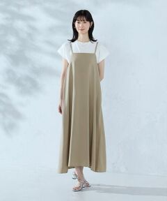 COMME CA ISM / コムサイズム ロング・マキシ丈ワンピース | 【セットアイテム】2WAYキャミソールワンピース＋Tシャツ