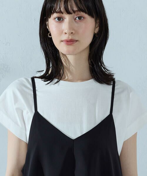COMME CA ISM / コムサイズム ロング・マキシ丈ワンピース | 【セットアイテム】2WAYキャミソールワンピース＋Tシャツ | 詳細8