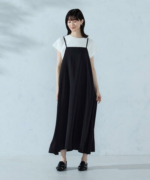 COMME CA ISM / コムサイズム ロング・マキシ丈ワンピース | 【セットアイテム】2WAYキャミソールワンピース＋Tシャツ | 詳細3