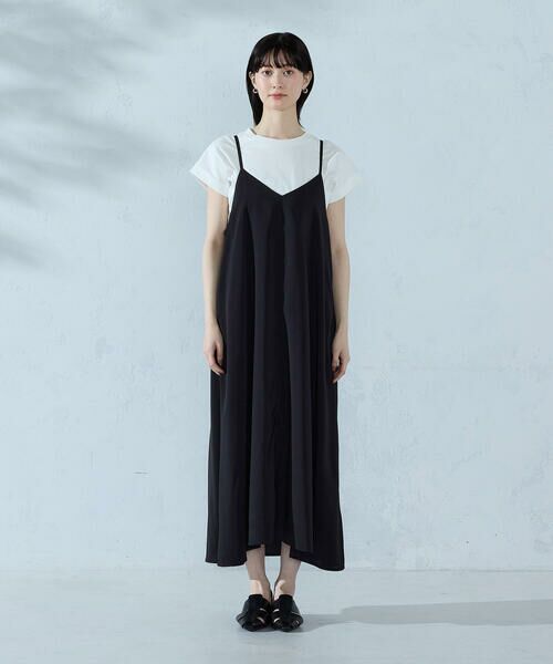 COMME CA ISM / コムサイズム ロング・マキシ丈ワンピース | 【セットアイテム】2WAYキャミソールワンピース＋Tシャツ | 詳細5