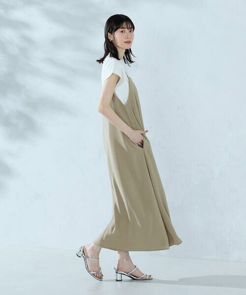 COMME CA ISM / コムサイズム ロング・マキシ丈ワンピース | 【セットアイテム】2WAYキャミソールワンピース＋Tシャツ | 詳細13
