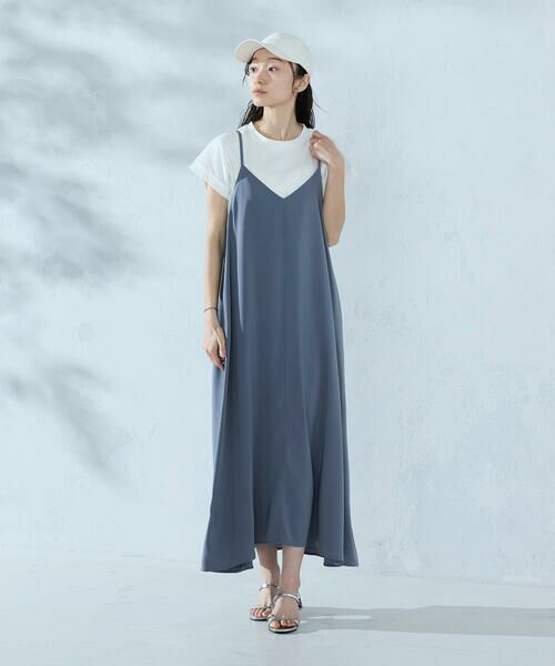 COMME CA ISM / コムサイズム ロング・マキシ丈ワンピース | 【セットアイテム】2WAYキャミソールワンピース＋Tシャツ | 詳細16