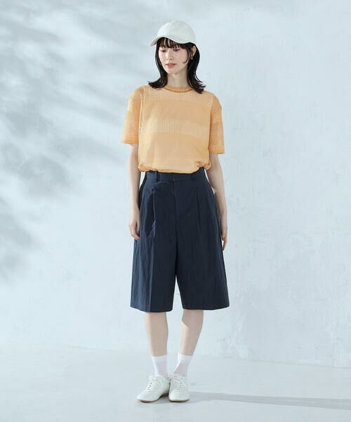COMME CA ISM / コムサイズム ニット・セーター | 【セットアイテム】透かし編み ボーダープルオーバー＋タンクトップ | 詳細11
