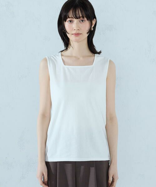 COMME CA ISM / コムサイズム カーディガン・ボレロ | 【セットアイテム】ニットポンチョカーディガン+タンクトップ | 詳細6