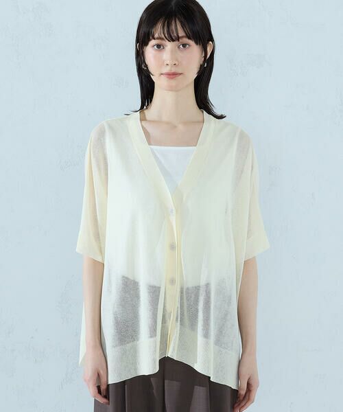 COMME CA ISM / コムサイズム カーディガン・ボレロ | 【セットアイテム】ニットポンチョカーディガン+タンクトップ | 詳細7