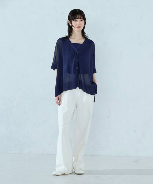 COMME CA ISM / コムサイズム カーディガン・ボレロ | 【セットアイテム】ニットポンチョカーディガン+タンクトップ | 詳細15