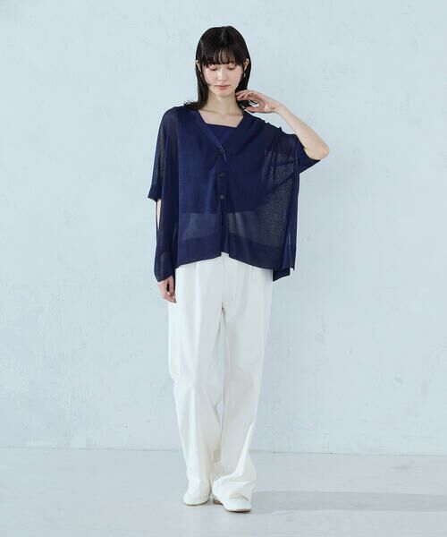 COMME CA ISM / コムサイズム カーディガン・ボレロ | 【セットアイテム】ニットポンチョカーディガン+タンクトップ | 詳細16