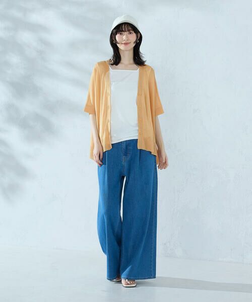 COMME CA ISM / コムサイズム カーディガン・ボレロ | 【セットアイテム】ニットポンチョカーディガン+タンクトップ | 詳細23