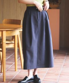 COMME CA ISM / コムサイズム ロング・マキシ丈スカート | リネンライク バレルスカート / セットアップ対応